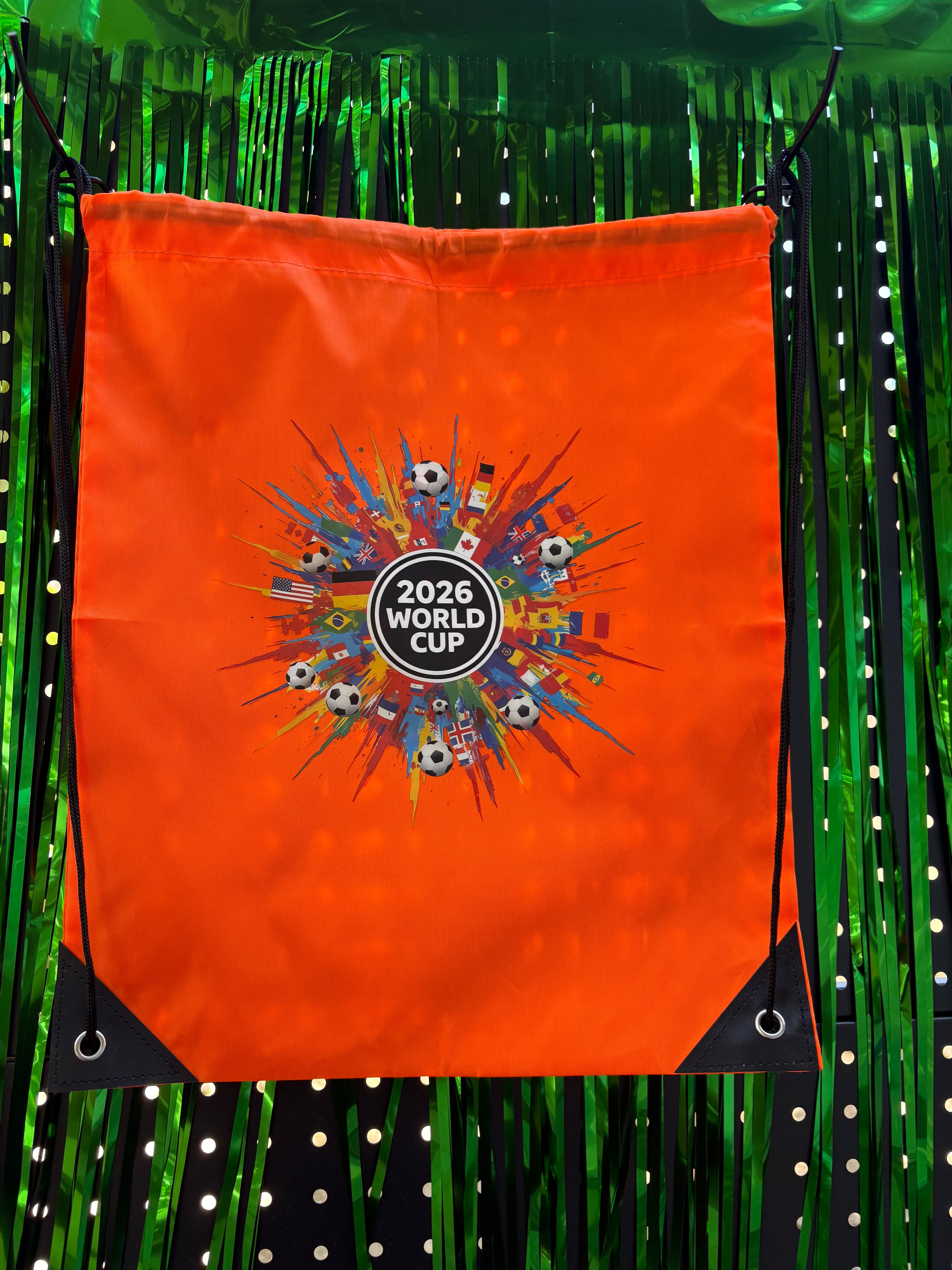 Drawstring backpack 2026 soccer tournament