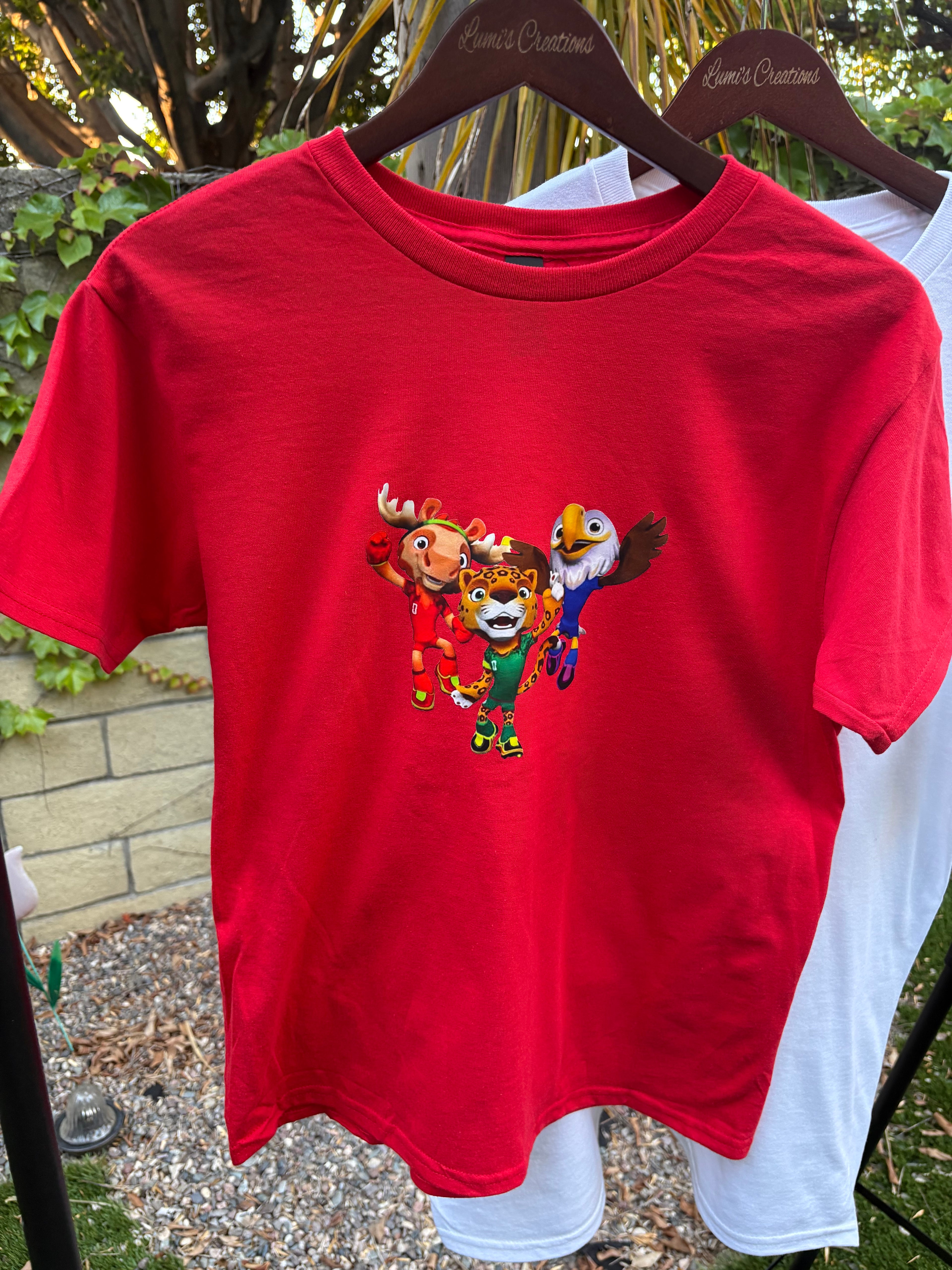 Children's Soccer Mascots T-shirt